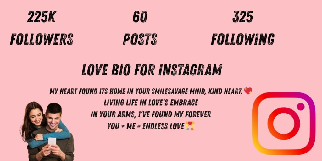 Love bio for instagram
