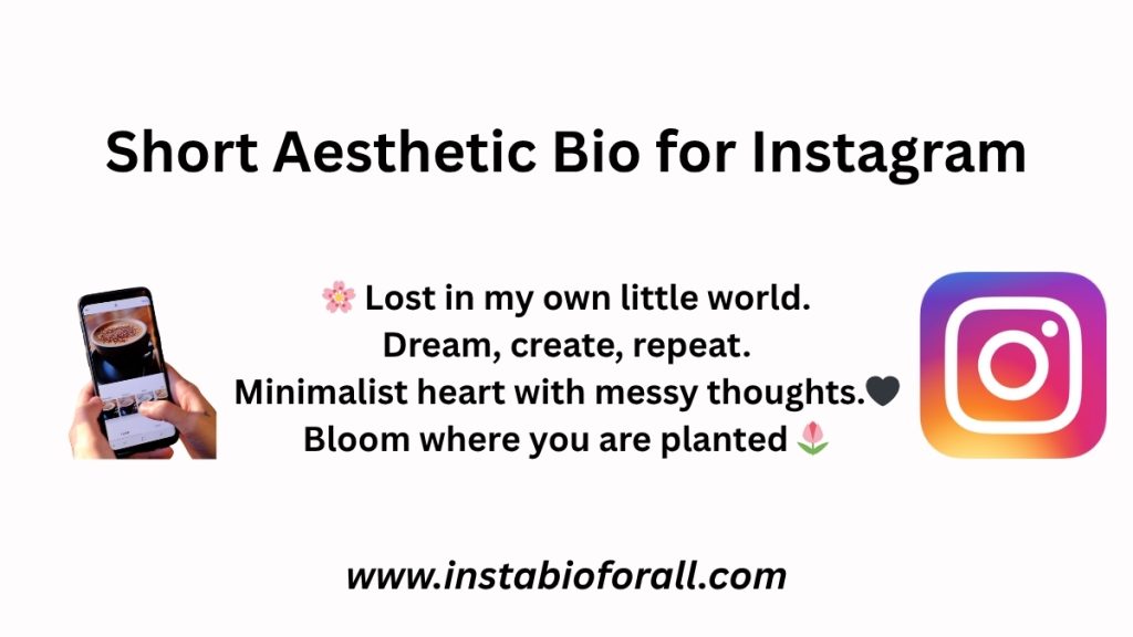 Short bio for instagram