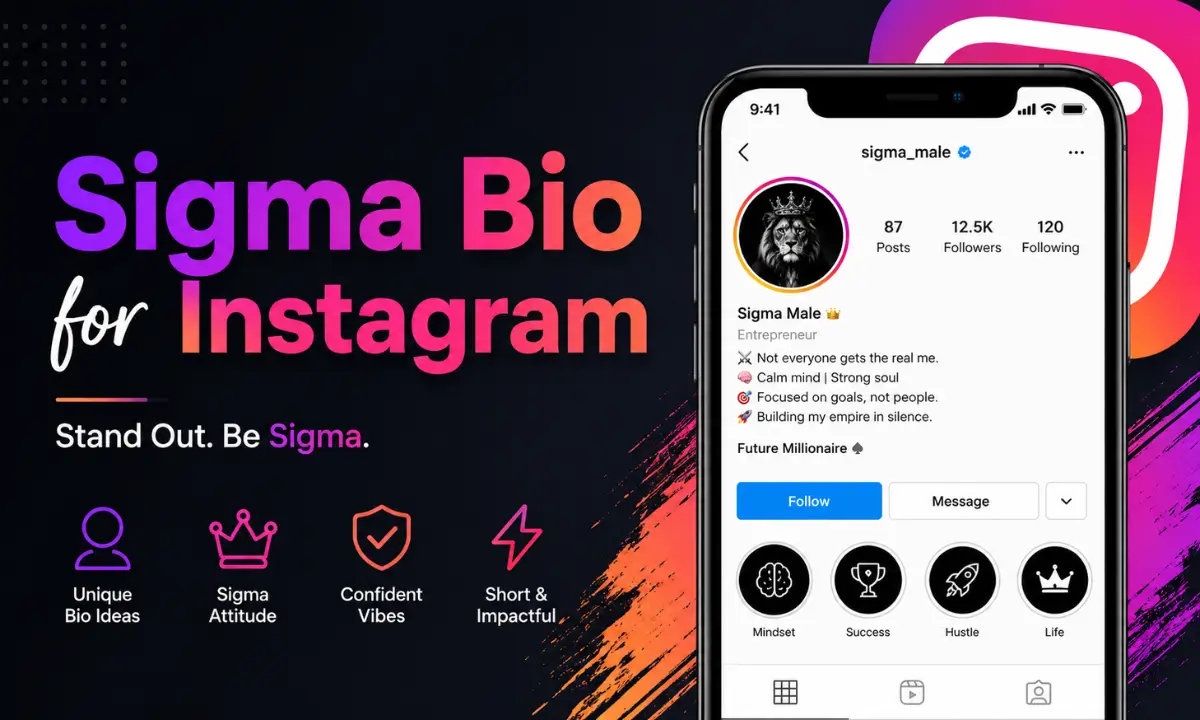 Sigma Bio for Instagram