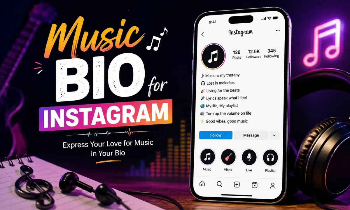 Music Bio for Instagram