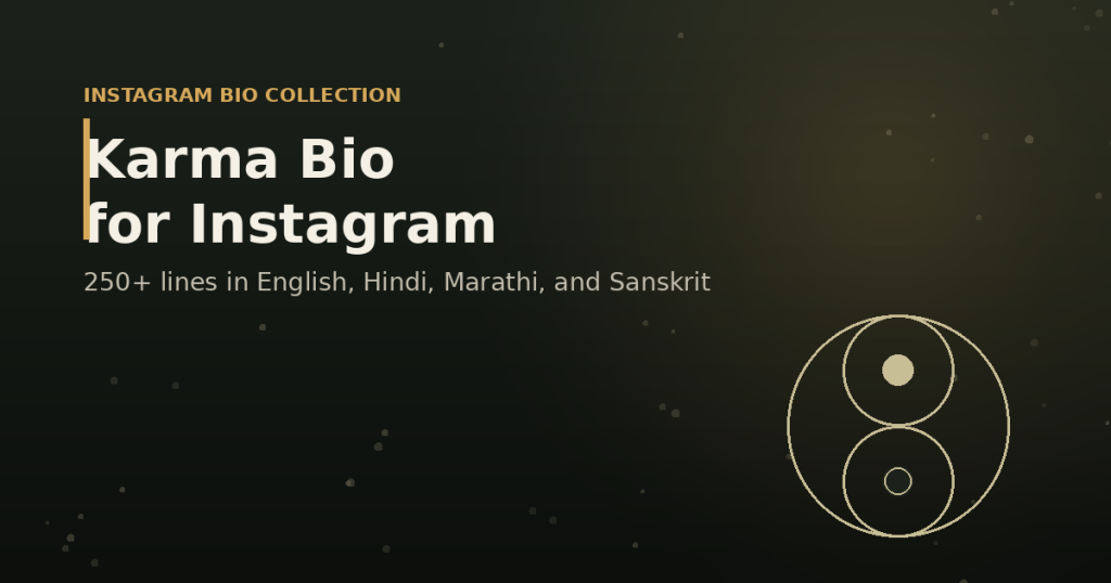 Karma Bio for Instagram