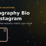 Photography Bio for Instagram